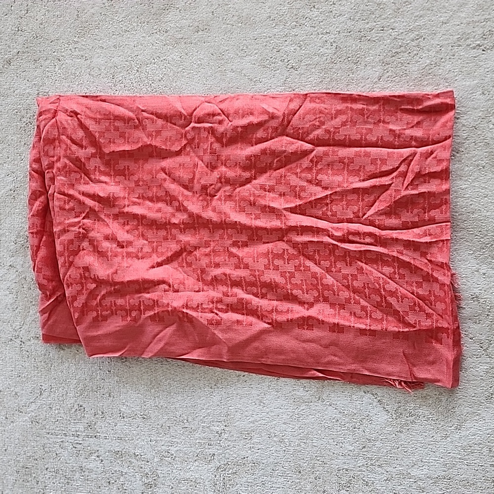 Beautiful Tory Burch Monogram Shawl